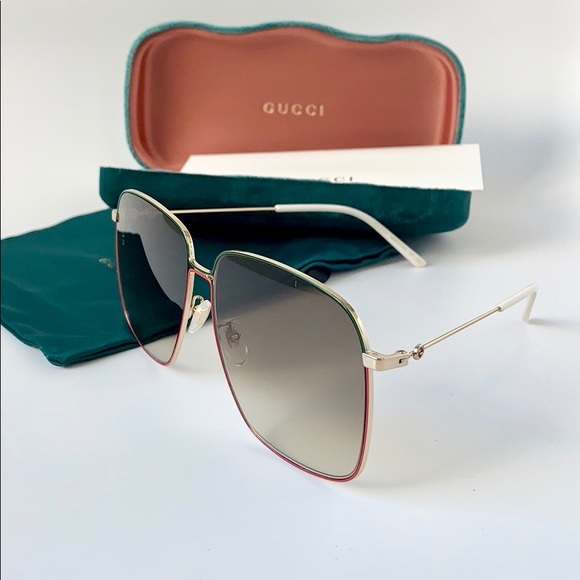 Gucci GG 0394S 003 Women Men Sunglasses - Picture 3 of 8